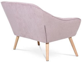 Dwuosobowa sofa AK-322 PINK2, różowa