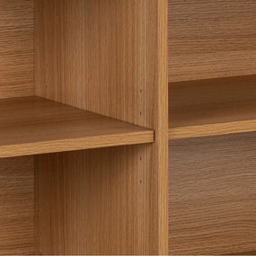 Niska komoda w dekorze dębu z drzwiami przesuwnymi 160x80 cm Langley – Actona