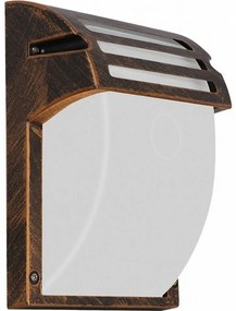 Prezent 39022 Amalfi zewnętrzna lampa ścienna, 1x E27, 60 W, brąz rustykalny