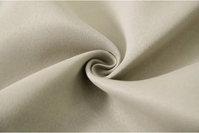 Zasłona OXFORD 140x270 cm, jasnobeżowa Zawieszanie: Taśma z wiązaniami