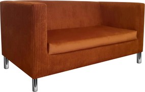 Sofa Monaco : Kolor nogi - Chrom, Kolor tkaniny - Kronos40/Poso40, Typ tkaniny - Kronos/Poso, Wysokość nogi - 15 cm