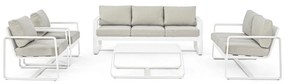 Biała aluminiowa sofa ogrodowa Merrigan – Bizzotto