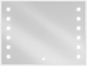 Mexen Ner lustro łazienkowe podświetlane 80 x 60 cm, LED 6000K, antypara - 9809-080-060-611-00
