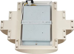 Nowoczesny kinkiet beżowy z LED z 3-stopniową regulacją ściemniania - Lines