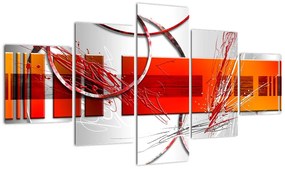 Abstrakcyjny obraz (125x70 cm)