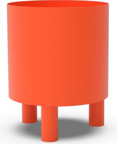 Niska doniczka metalowa Bom H30 cm