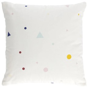 Biała poszewka na poduszkę z bawełny organicznej Kave Home Miris, 45x45 cm
