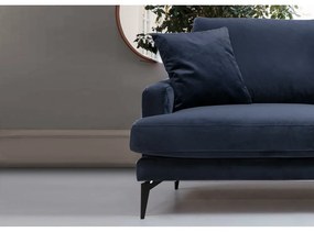 Ciemnoniebieska sofa 175 cm Papira – Balcab Home