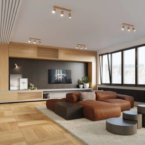 Kinkiet BERG naturalne drewno SOLLUX  LIGHTING