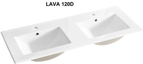 Szafka pod umywalkę FIJI WHITE 82 120cm biała COMAD