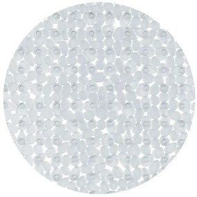 Spirella Antypoślizgowa okrągła mata prysznicowaRIVERSTONE, przezroczysta, 57 cm