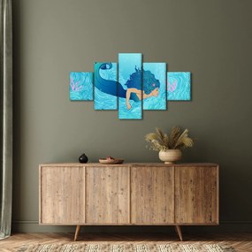 Obraz - Syrenka (125x70 cm)