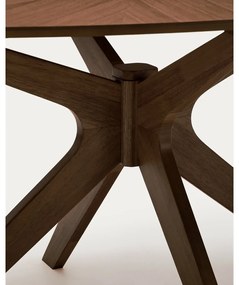Stół z blatem w dekorze orzecha 110x180 cm Naanim – Kave Home