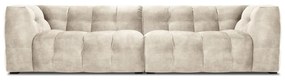 Beżowa aksamitna sofa Windsor &amp; Co Sofas Vesta, 280 cm