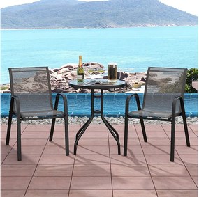 Zestaw Meble ogrodowe Mebla na balkon Stolik + 2x krzesło