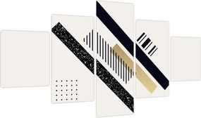 Obraz - Kształty geometryczne N⁰5 (125x70 cm)