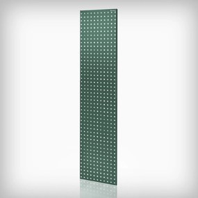 Tablica perforowana do regału: 2 sztuki zielona, 1800x20x420 mm: JOHNNY