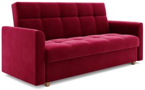 Burgundowa wersalka rozkładana L5-T08