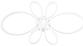 Biała lampa sufitowa LED 45.5x83 cm Fly – Trio