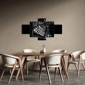 Obraz - Rysunek w stylu Banksy (125x70 cm)