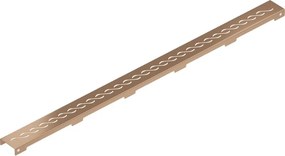 Mexen Flat M18 maskownica do odpływu liniowego 80 cm, miedź szczotkowana - 1C23080