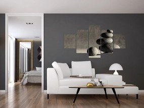 Obraz - Szare kamienie (125x70 cm)