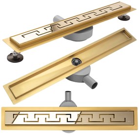 Odpływ Liniowy REA GREEK PRO Złoty 80