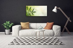 Fotoobraz na płótnie Liście w Strugach Deszczu