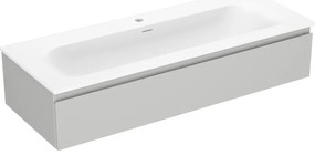 Mexen Orio szafka łazienkowa 120 cm z umywalką Vela, 1 szuflada, szara mat/biała mat - 91A10-12023-1-BF62-W23M01