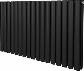 Grzejnik kolumnowy owalny – 600 mm x 1020 mm – czarny