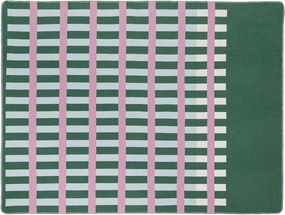 Zielono-różowy koc 160x200 cm Onu – noo.ma