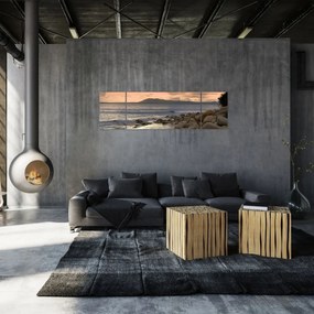 Obraz - Morze i góry (170x50 cm)