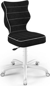 Młodzieżowe krzesło do biurka Petit White rozmiar 6 (159-188 cm)