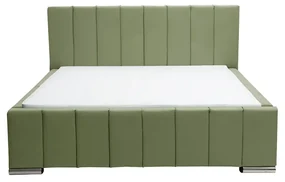 Łóżko 180x200 tapicerowane materac + pojemnik SWEET Beżowy