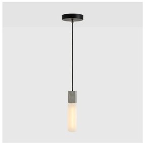 Szara lampa wisząca ze ściemniaczem ø 6 cm Basalt – tala