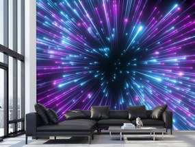 Fototapeta - Neonowe pomieszczenie (196x136 cm)
