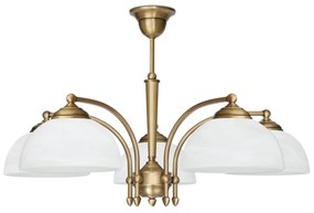 Złoty żyrandol do niskiego salonu Y-S5C