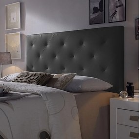 Kolumna zagłówka Rombo 160x60 cm Czarny, wyściełana pianką