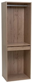 Otwarta szafa modułowa w dekorze dębu w naturalnym kolorze 60x180x45 cm Modular – Casa Selección