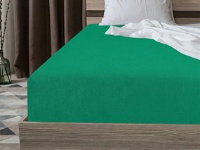 PrzytulneMieszkanie.pl Frotte prześcieradło PREMIUM miętowe 200x220 cm