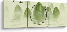 Obraz - Dolina Zielonych Gór (z zegarem) (90x30 cm)