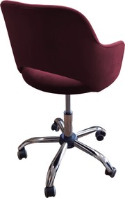 Fotel obrotowy MILANO krzesło biurowe : Kolor Stelaża - Chrom, Kolor tkaniny - VELVET - MG02, Typ siedziska - Siedzisko obrotowe 360°, Typ tkaniny - Velvet
