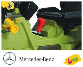 Rolly toys traktor na pedały z biegami mercedes benz łyżka 3-8 lat