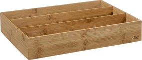 Organizer na sztućce BAMBOO, 3 przegrody