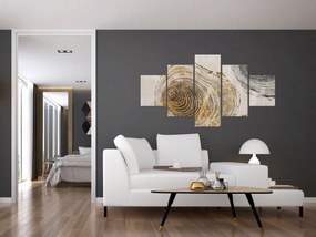 Obraz - Abstrakcja pnia (125x70 cm)