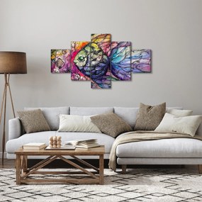 Obraz - Kolorowa rybka (125x70 cm)