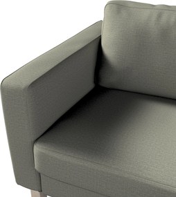 Pokrowiec na sofę Karlstad rozkładaną kolor szary tkanina strukturalna