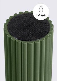 Zielona lampa sufitowa ze szklanym kloszem ø 12 cm Orbital – Sollux