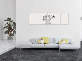 Obraz - Meadow Flower N⁰1 (170x50 cm)