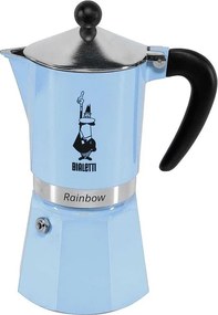 Włoski ekspres do kawy Bialetti Rainbow 6 filiżanek 270 ml aluminium jasnoniebieski